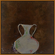 8170007_FN1 'Brown Vase' by artist Susan Gillette - Wall Art Print on Textured Fine Art Canvas or Paper - Digital Giclee reproduction of art painting. Red Sky Art is India's Online Art Gallery for Home Decor - 817_71925