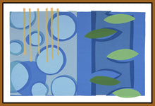 8170214_FN1 'Green Fish' by artist Lee Crew - Wall Art Print on Textured Fine Art Canvas or Paper - Digital Giclee reproduction of art painting. Red Sky Art is India's Online Art Gallery for Home Decor - 817_78920