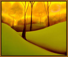 8170254_FN1 'Oxford in Fall' by artist Bonita W. Goldberg - Wall Art Print on Textured Fine Art Canvas or Paper - Digital Giclee reproduction of art painting. Red Sky Art is India's Online Art Gallery for Home Decor - 817_79412
