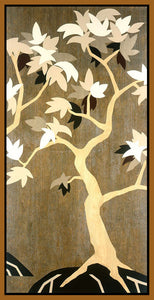 8170110_FN1 'Leaves of Fortune 2' by artist Mary Calkins - Wall Art Print on Textured Fine Art Canvas or Paper - Digital Giclee reproduction of art painting. Red Sky Art is India's Online Art Gallery for Home Decor - 817_79685