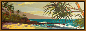 8170204_FN1 'Island Morning' by artist Darrell Hill - Wall Art Print on Textured Fine Art Canvas or Paper - Digital Giclee reproduction of art painting. Red Sky Art is India's Online Art Gallery for Home Decor - 817_81657