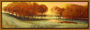 8170205_FN1 'Sundown at Maple Creek' by artist Stephen Henning - Wall Art Print on Textured Fine Art Canvas or Paper - Digital Giclee reproduction of art painting. Red Sky Art is India's Online Art Gallery for Home Decor - 817_81894