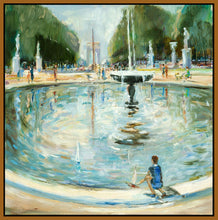 8170076_FN1 'Parisian Afternoon II' by artist Marysia Burr - Wall Art Print on Textured Fine Art Canvas or Paper - Digital Giclee reproduction of art painting. Red Sky Art is India's Online Art Gallery for Home Decor - 817_86290