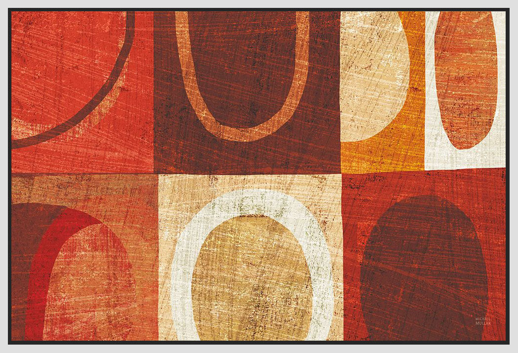 5531286_FW1 'Modern Geometric III' by artist Michael Mullan - Wall Art Print on Textured Fine Art Canvas or Paper - Digital Giclee reproduction of art painting. Red Sky Art is India's Online Art Gallery for Home Decor - 553_14952