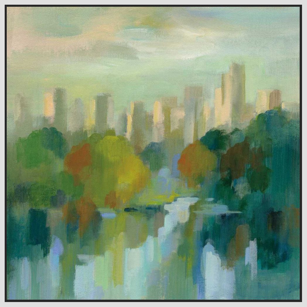 5531364_FW1 'Manhattan Sketches IV' by artist Silvia Vassileva - Wall Art Print on Textured Fine Art Canvas or Paper - Digital Giclee reproduction of art painting. Red Sky Art is India's Online Art Gallery for Home Decor - 553_35825