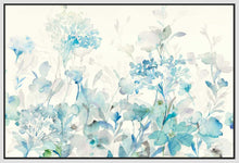 5531512_FW1 'Translucent Garden Blue Crop' by artist Danhui Nai - Wall Art Print on Textured Fine Art Canvas or Paper - Digital Giclee reproduction of art painting. Red Sky Art is India's Online Art Gallery for Home Decor - 553_37425