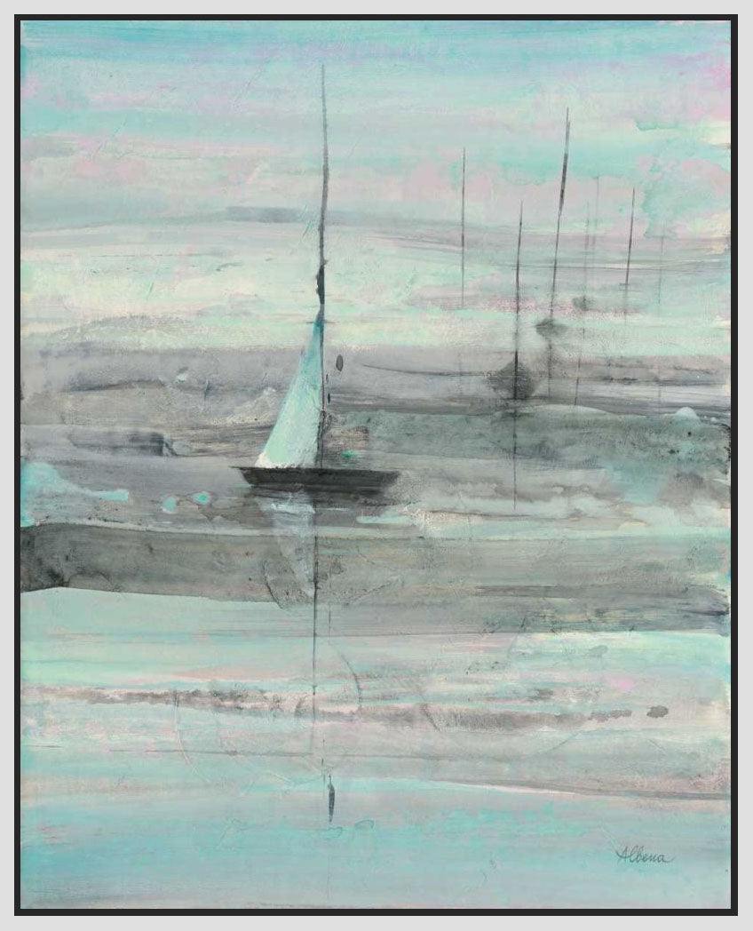 5531489_FW1 'Ice Sailing' by artist Albena Hristova - Wall Art Print on Textured Fine Art Canvas or Paper - Digital Giclee reproduction of art painting. Red Sky Art is India's Online Art Gallery for Home Decor - 553_38923