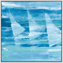 5531384_FW1 'Summer Sail I Blue' by artist Albena Hristova - Wall Art Print on Textured Fine Art Canvas or Paper - Digital Giclee reproduction of art painting. Red Sky Art is India's Online Art Gallery for Home Decor - 553_47384
