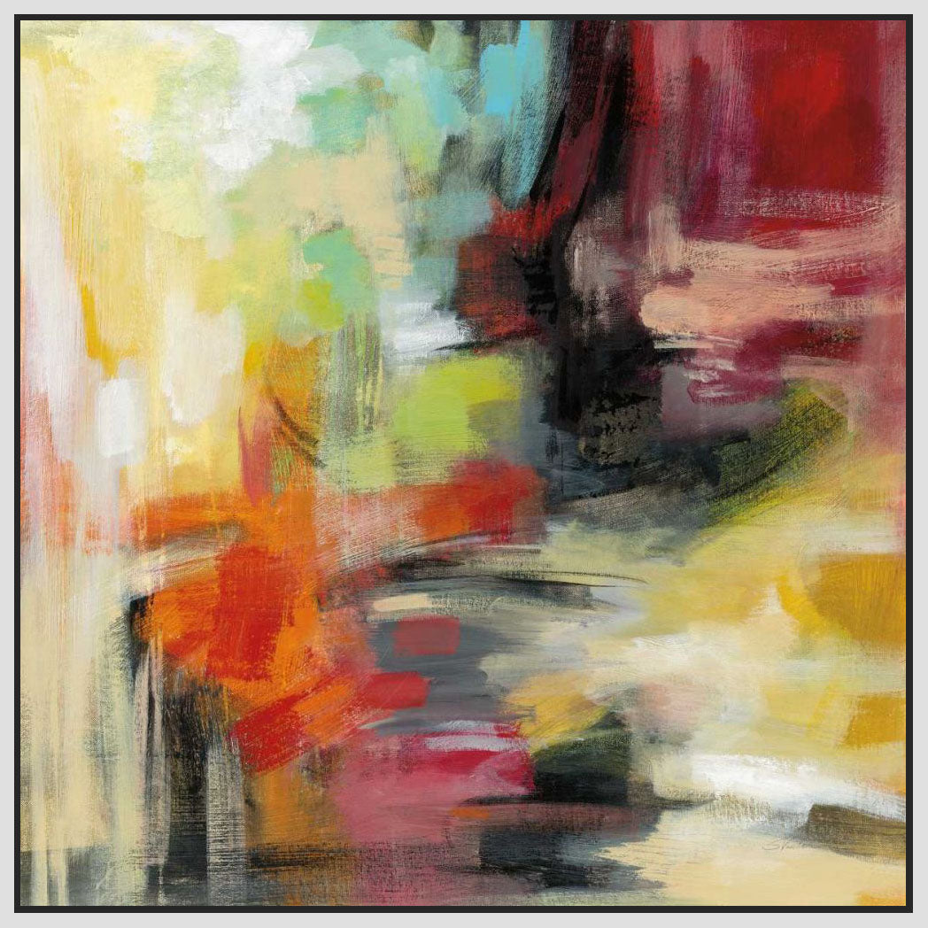 5531390_FW1 'Kyoto Summer' by artist Silvia Vassileva - Wall Art Print on Textured Fine Art Canvas or Paper - Digital Giclee reproduction of art painting. Red Sky Art is India's Online Art Gallery for Home Decor - 553_49258