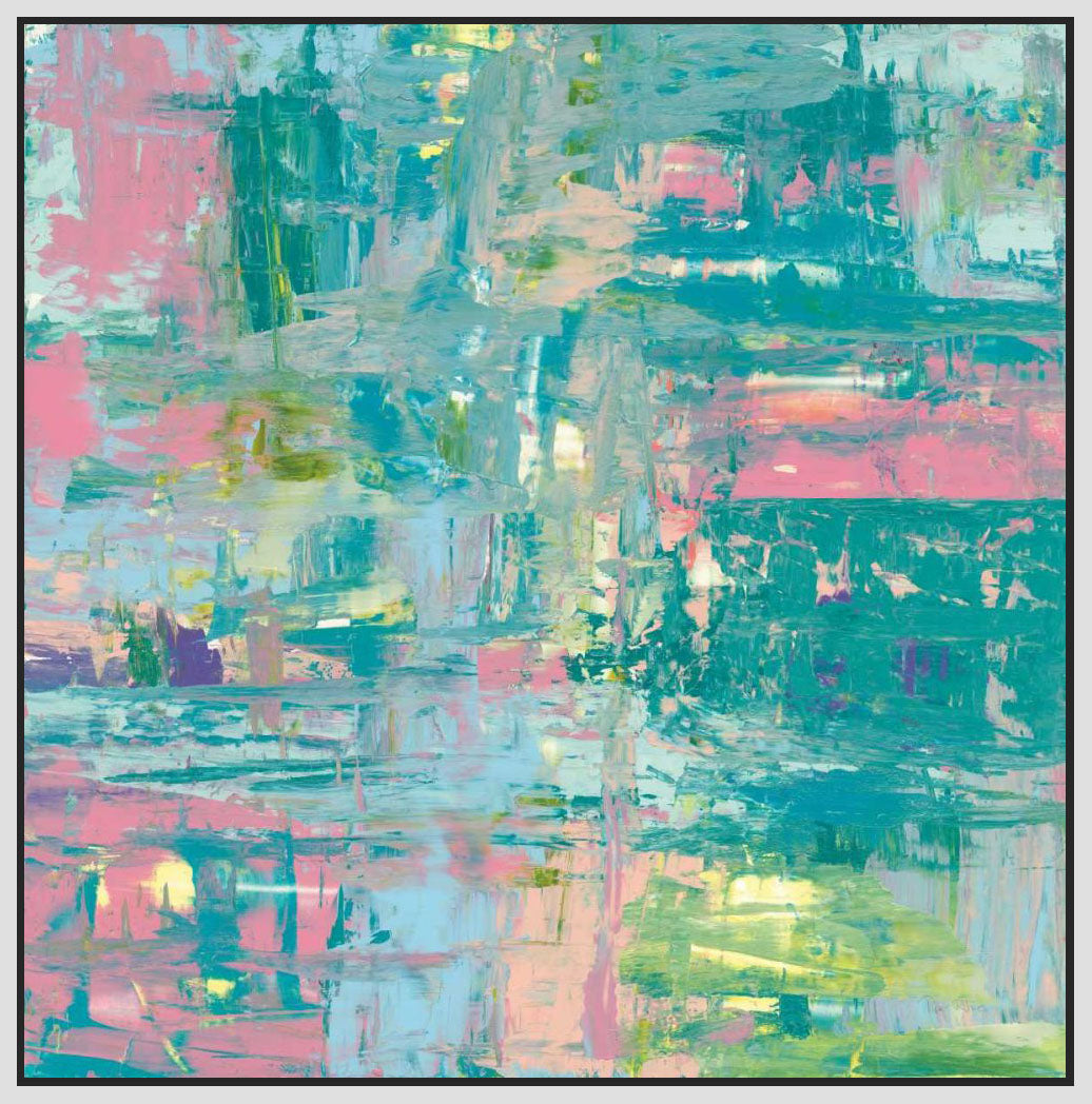 5531401_FW1 'Islands Abstract II' by artist Piper Rhue - Wall Art Print on Textured Fine Art Canvas or Paper - Digital Giclee reproduction of art painting. Red Sky Art is India's Online Art Gallery for Home Decor - 553_52193