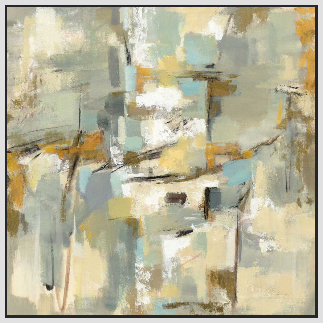 5531407_FW1 'Old Port' by artist Silvia Vassileva - Wall Art Print on Textured Fine Art Canvas or Paper - Digital Giclee reproduction of art painting. Red Sky Art is India's Online Art Gallery for Home Decor - 553_54373