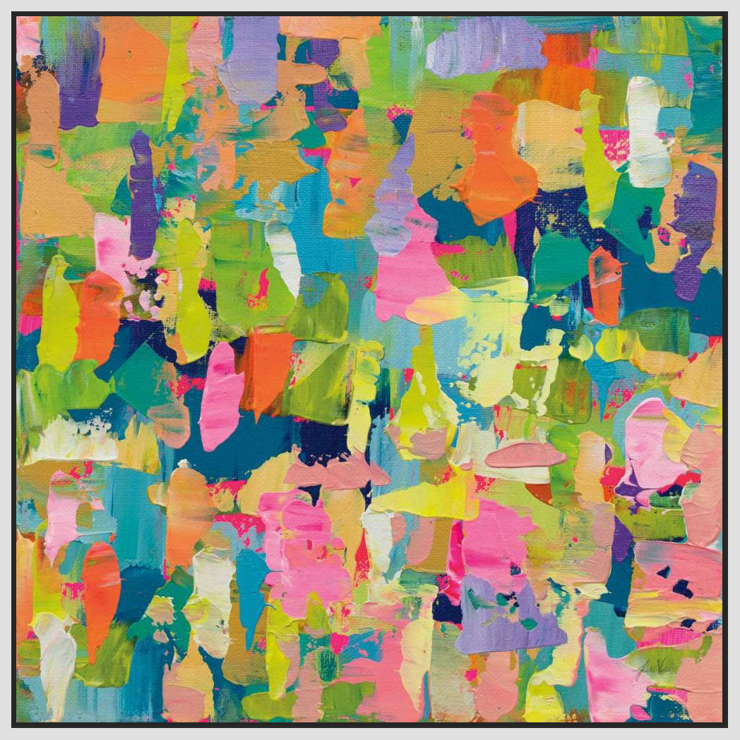 5531417_FW1 'High Spirits' by artist Jeanette Vertentes - Wall Art Print on Textured Fine Art Canvas or Paper - Digital Giclee reproduction of art painting. Red Sky Art is India's Online Art Gallery for Home Decor - 553_55477