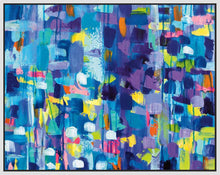 5531546_FW1 'Gaiety' by artist Jeanette Vertentes - Wall Art Print on Textured Fine Art Canvas or Paper - Digital Giclee reproduction of art painting. Red Sky Art is India's Online Art Gallery for Home Decor - 553_55484