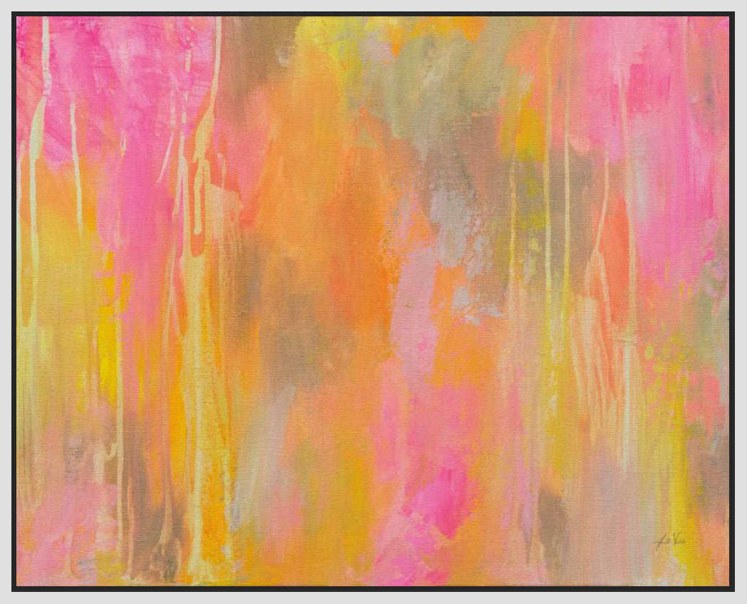 5531549_FW1 'Jubilation' by artist Jeanette Vertentes - Wall Art Print on Textured Fine Art Canvas or Paper - Digital Giclee reproduction of art painting. Red Sky Art is India's Online Art Gallery for Home Decor - 553_55492
