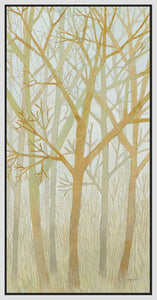 5531454_FW1 'Spring Trees I' by artist Kathrine Lovell - Wall Art Print on Textured Fine Art Canvas or Paper - Digital Giclee reproduction of art painting. Red Sky Art is India's Online Art Gallery for Home Decor - 553_55529
