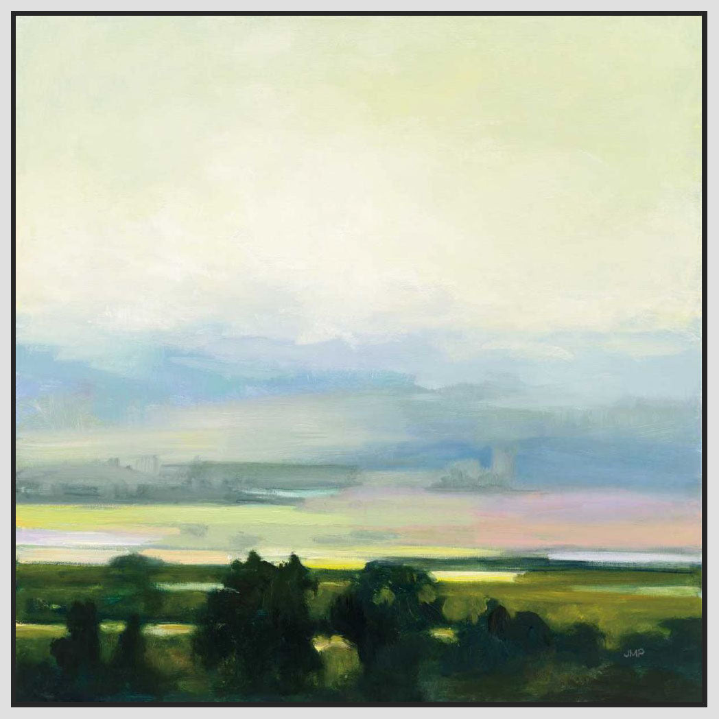 5531424_FW1 'Looking Out I' by artist Julia Purinton - Wall Art Print on Textured Fine Art Canvas or Paper - Digital Giclee reproduction of art painting. Red Sky Art is India's Online Art Gallery for Home Decor - 553_59961