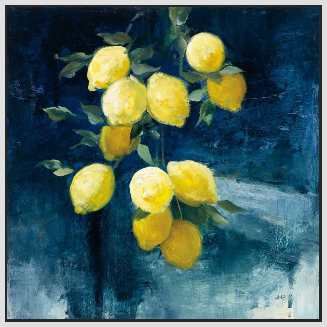 5531428_FW1 'Lemon Grove I' by artist Julia Purinton - Wall Art Print on Textured Fine Art Canvas or Paper - Digital Giclee reproduction of art painting. Red Sky Art is India's Online Art Gallery for Home Decor - 553_61589