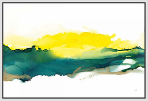 5531529_FW1 'Sunrise' by artist Chris Paschke - Wall Art Print on Textured Fine Art Canvas or Paper - Digital Giclee reproduction of art painting. Red Sky Art is India's Online Art Gallery for Home Decor - 553_65430