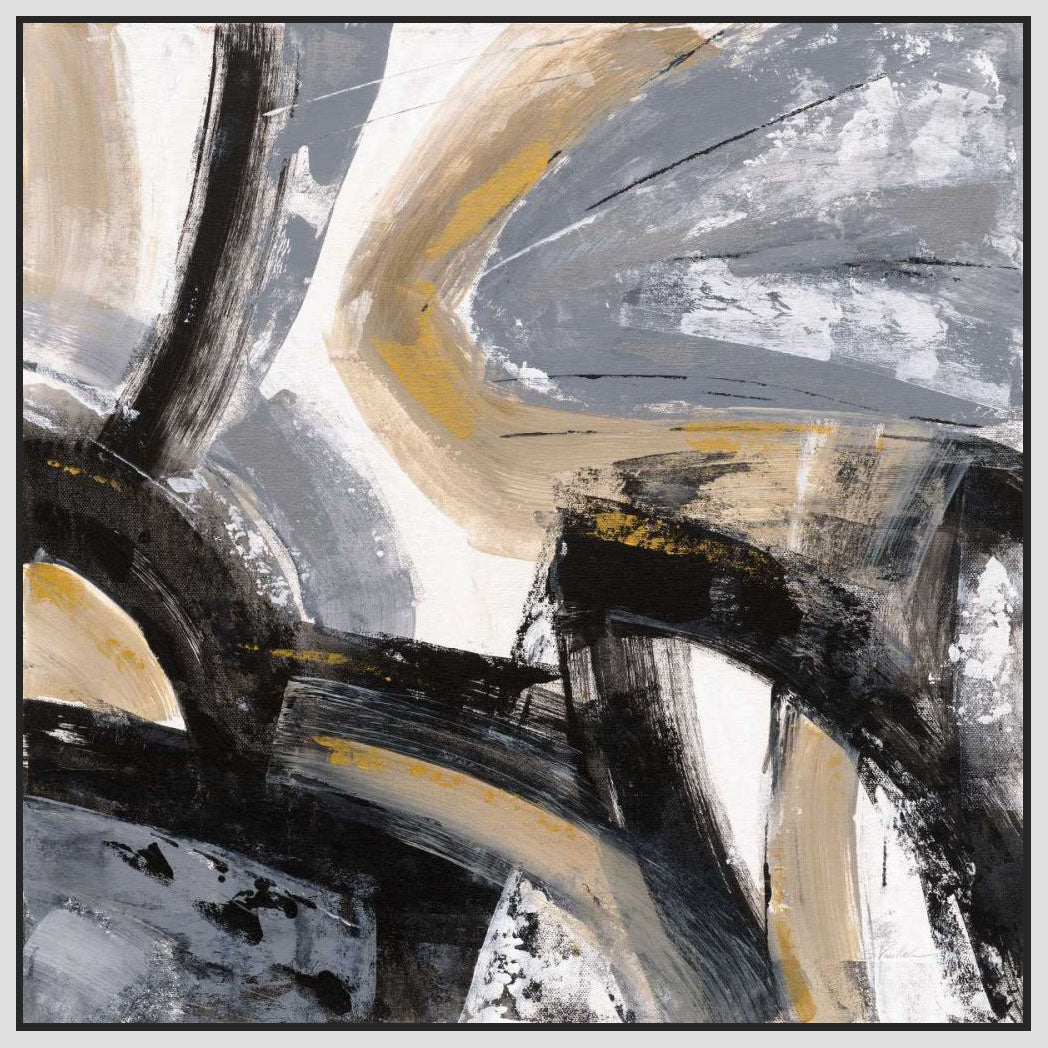 5531432_FW1 'Urban Graffiti I' by artist Silvia Vassileva - Wall Art Print on Textured Fine Art Canvas or Paper - Digital Giclee reproduction of art painting. Red Sky Art is India's Online Art Gallery for Home Decor - 553_65676