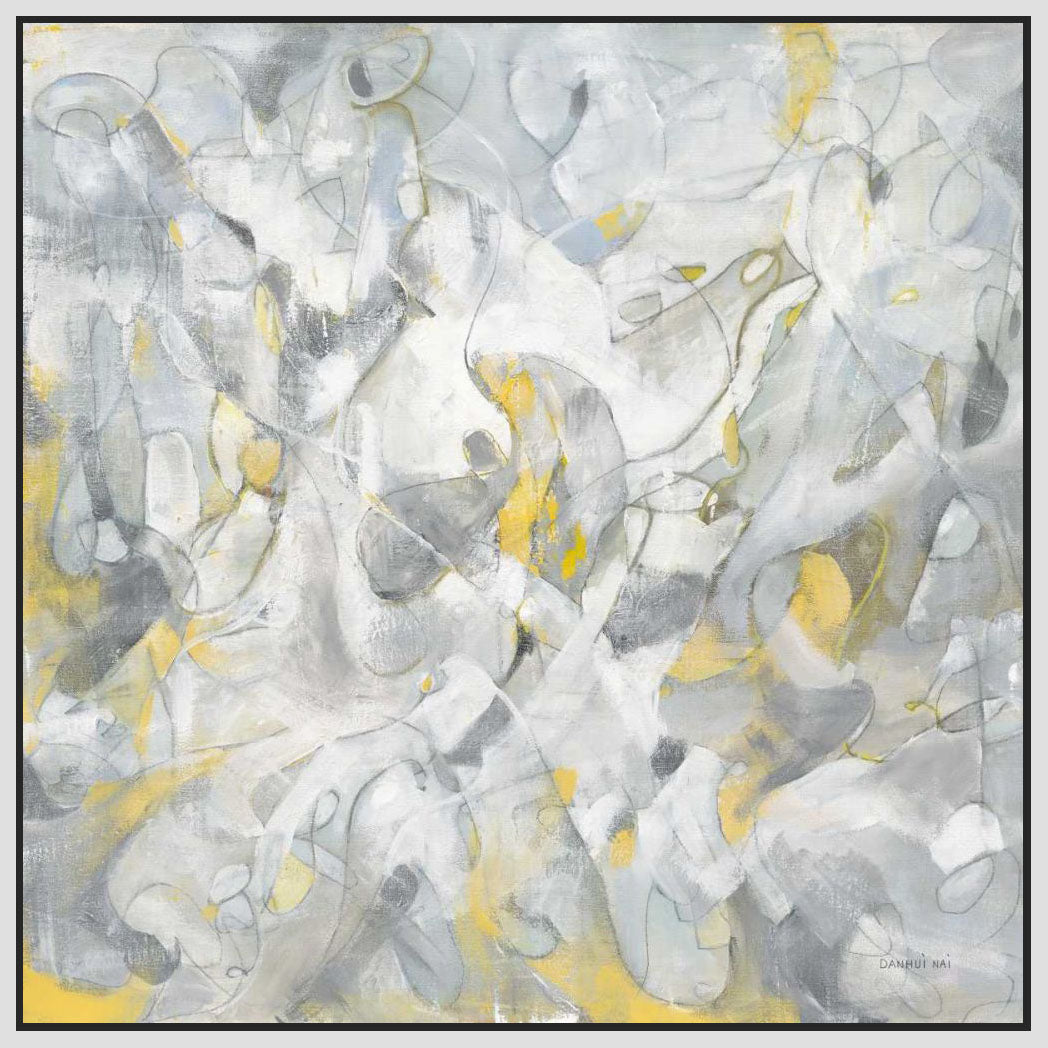 5531443_FW1 'Infinity Lines' by artist Danhui Nai - Wall Art Print on Textured Fine Art Canvas or Paper - Digital Giclee reproduction of art painting. Red Sky Art is India's Online Art Gallery for Home Decor - 553_69232