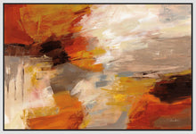 5531294_FW1 'Falling Leaves' by artist Silvia Vassileva - Wall Art Print on Textured Fine Art Canvas or Paper - Digital Giclee reproduction of art painting. Red Sky Art is India's Online Art Gallery for Home Decor - 553_75419
