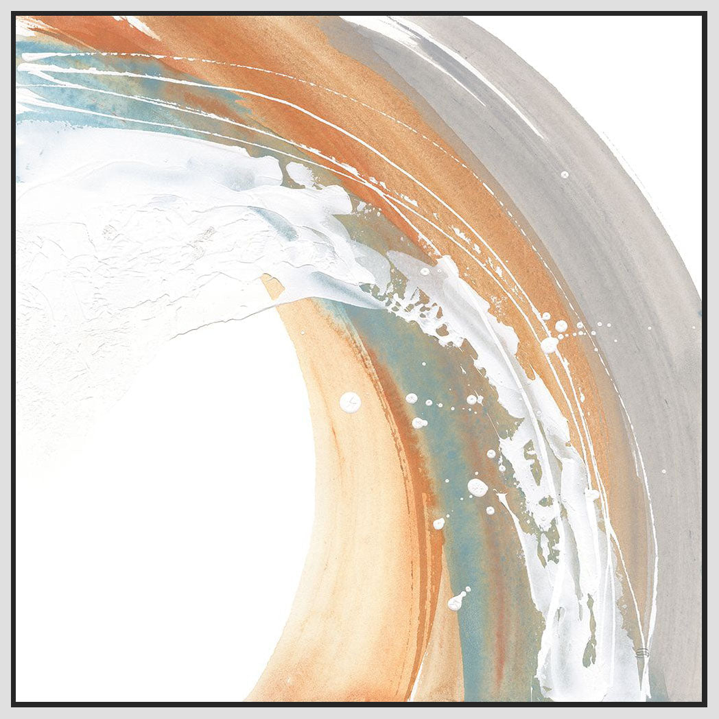 5531073_FW1 'White Dots II Dark' by artist Chris Paschke - Wall Art Print on Textured Fine Art Canvas or Paper - Digital Giclee reproduction of art painting. Red Sky Art is India's Online Art Gallery for Home Decor - 553_83256