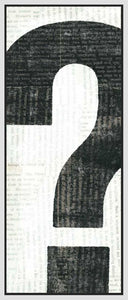 5531477_FW1 'Punctuated Black II' by artist Michael Mullan - Wall Art Print on Textured Fine Art Canvas or Paper - Digital Giclee reproduction of art painting. Red Sky Art is India's Online Art Gallery for Home Decor - 553_8696