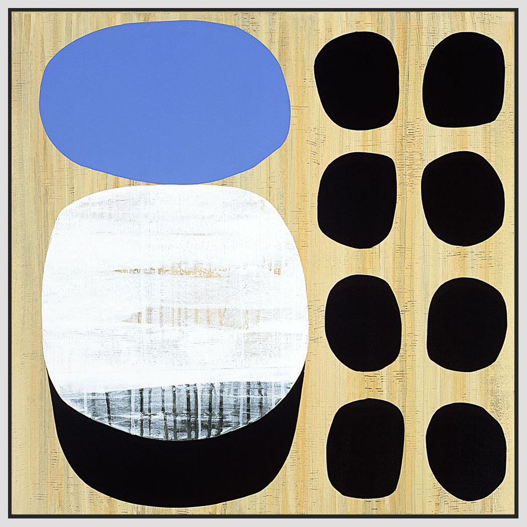 8170010_FW1 'Luna Azul I' by artist Mary Calkins - Wall Art Print on Textured Fine Art Canvas or Paper - Digital Giclee reproduction of art painting. Red Sky Art is India's Online Art Gallery for Home Decor - 817_72251