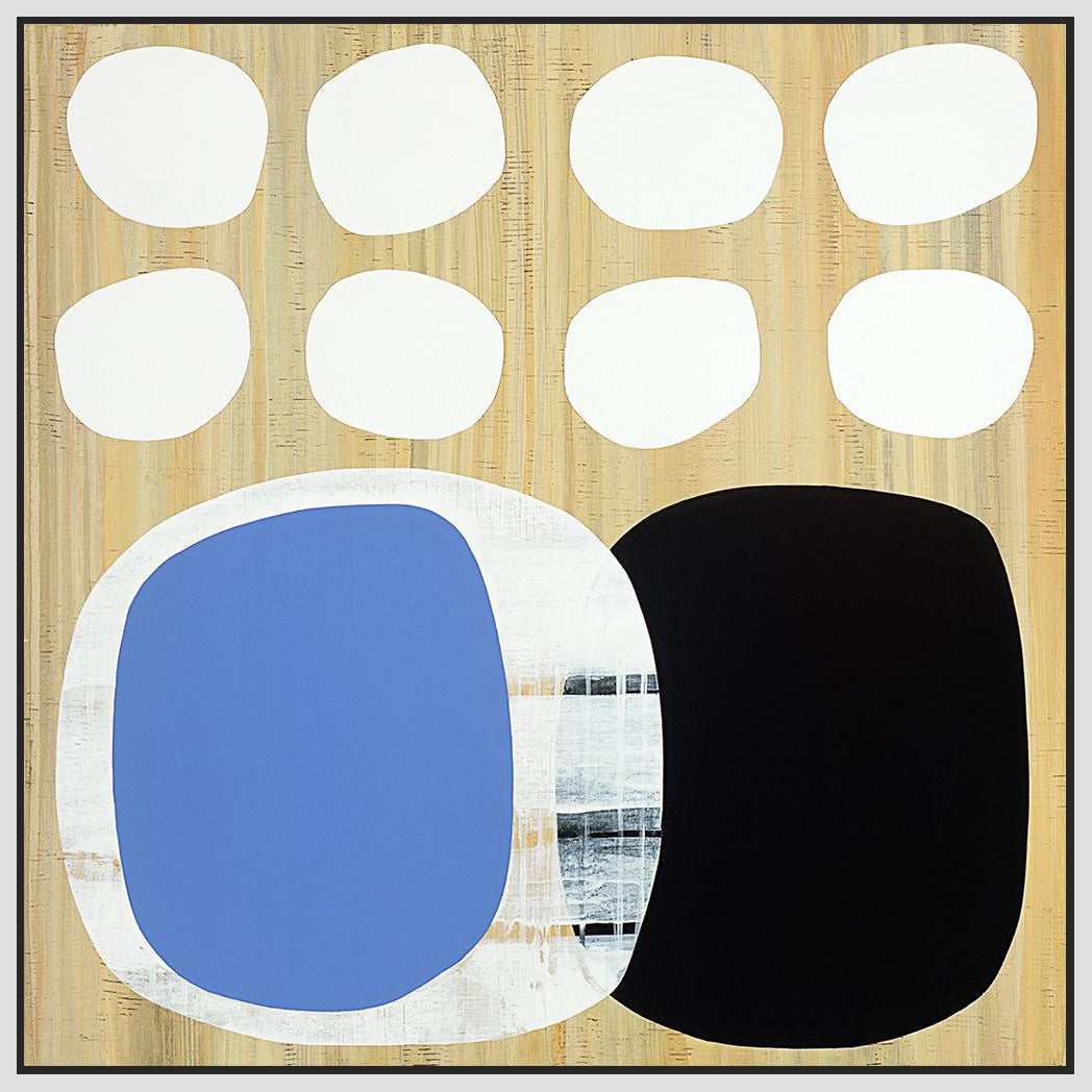 8170011_FW1 'Luna Azul II' by artist Mary Calkins - Wall Art Print on Textured Fine Art Canvas or Paper - Digital Giclee reproduction of art painting. Red Sky Art is India's Online Art Gallery for Home Decor - 817_72252