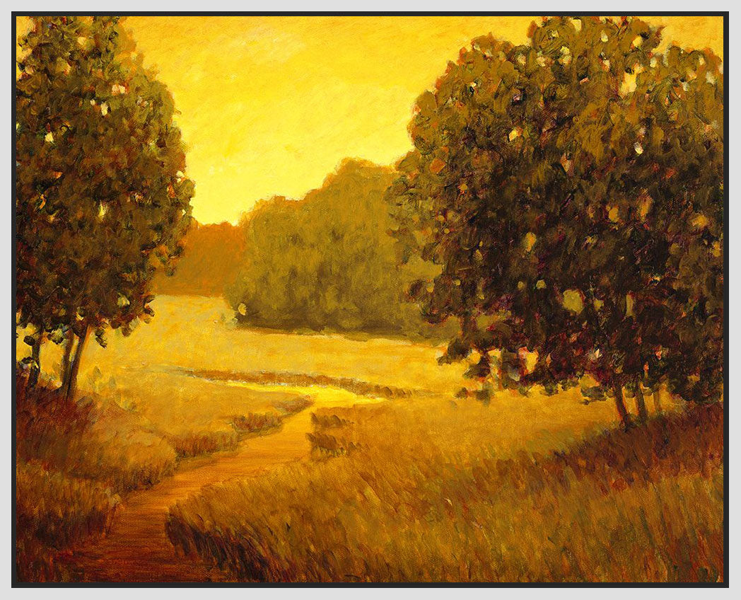 8170248_FW1 'Cambridge Crossing' by artist Stephen Henning - Wall Art Print on Textured Fine Art Canvas or Paper - Digital Giclee reproduction of art painting. Red Sky Art is India's Online Art Gallery for Home Decor - 817_72674