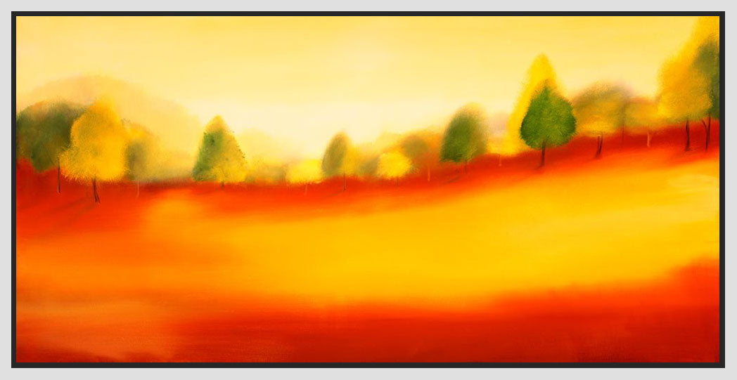 8170191_FW1 'Early Morning Raspberry' by artist Bonita W. Goldberg - Wall Art Print on Textured Fine Art Canvas or Paper - Digital Giclee reproduction of art painting. Red Sky Art is India's Online Art Gallery for Home Decor - 817_76310