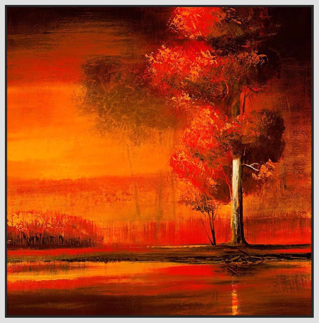 8170040_FW1 'Dreamscape V' by artist Gregory Garrett - Wall Art Print on Textured Fine Art Canvas or Paper - Digital Giclee reproduction of art painting. Red Sky Art is India's Online Art Gallery for Home Decor - 817_77000