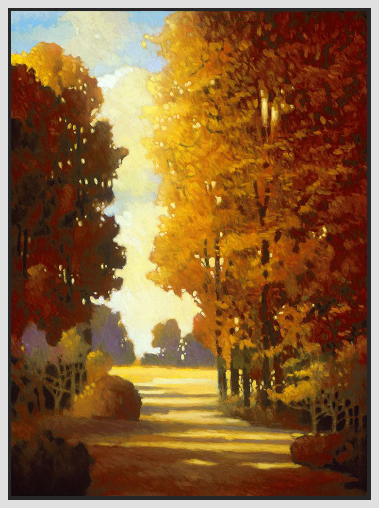 8170145_FW1 'Pattis Autumn' by artist Max Hayslette - Wall Art Print on Textured Fine Art Canvas or Paper - Digital Giclee reproduction of art painting. Red Sky Art is India's Online Art Gallery for Home Decor - 817_78584