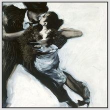 8170060_FW1 'The Embrace' by artist Marysia Burr - Wall Art Print on Textured Fine Art Canvas or Paper - Digital Giclee reproduction of art painting. Red Sky Art is India's Online Art Gallery for Home Decor - 817_81054