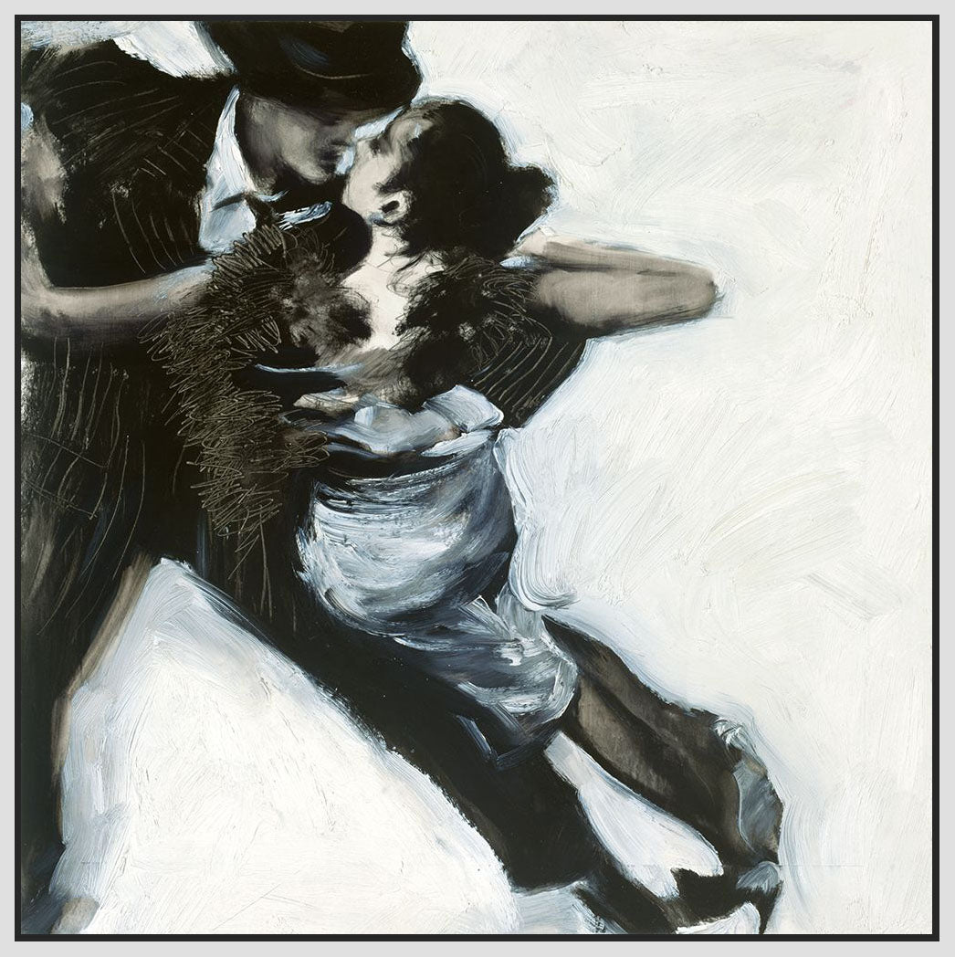 8170060_FW1 'The Embrace' by artist Marysia Burr - Wall Art Print on Textured Fine Art Canvas or Paper - Digital Giclee reproduction of art painting. Red Sky Art is India's Online Art Gallery for Home Decor - 817_81054