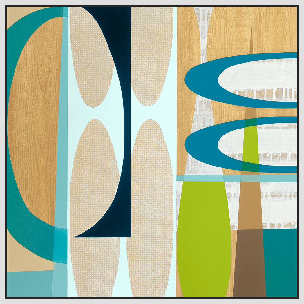 8170069_FW1 'Ocean and Sand 2' by artist Mary Calkins - Wall Art Print on Textured Fine Art Canvas or Paper - Digital Giclee reproduction of art painting. Red Sky Art is India's Online Art Gallery for Home Decor - 817_83485