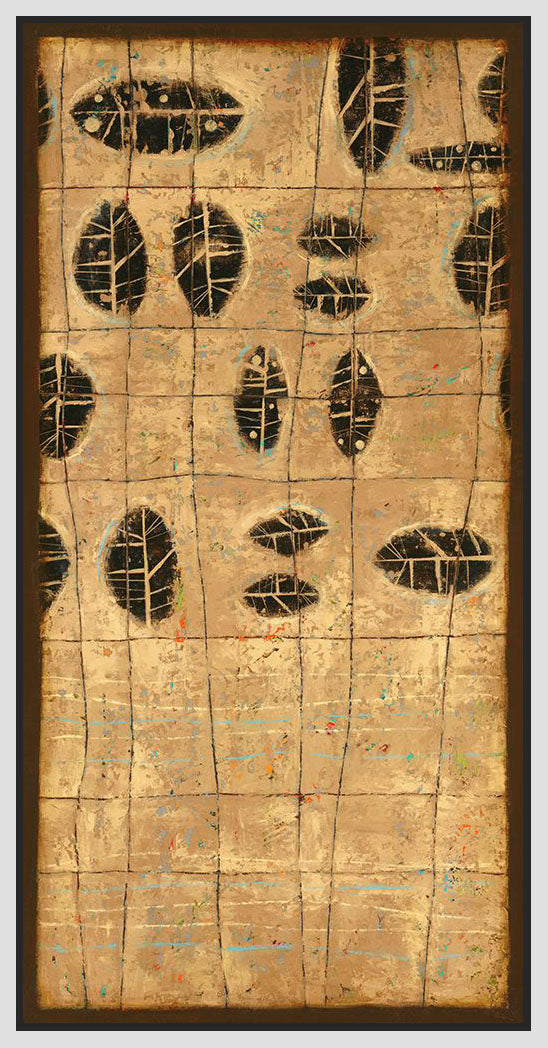 8170114_FW1 'Patterns Kona' by artist Debbie Angell - Wall Art Print on Textured Fine Art Canvas or Paper - Digital Giclee reproduction of art painting. Red Sky Art is India's Online Art Gallery for Home Decor - 817_87336