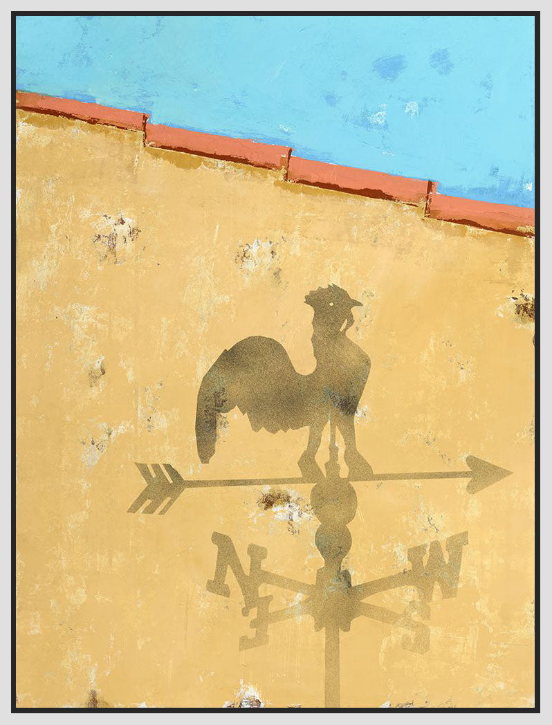 8170166_FW1 'Weather Vane' by artist David Dauncey - Wall Art Print on Textured Fine Art Canvas or Paper - Digital Giclee reproduction of art painting. Red Sky Art is India's Online Art Gallery for Home Decor - 817_88983