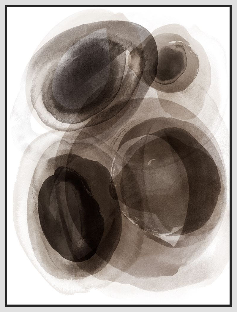 8170167_FW1 'River Stones' by artist GI ArtLab - Wall Art Print on Textured Fine Art Canvas or Paper - Digital Giclee reproduction of art painting. Red Sky Art is India's Online Art Gallery for Home Decor - 817_88990