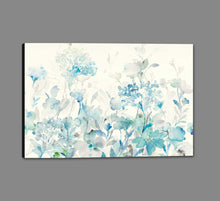 5531512_GS1 'Translucent Garden Blue Crop' by artist Danhui Nai - Wall Art Print on Textured Fine Art Canvas or Paper - Digital Giclee reproduction of art painting. Red Sky Art is India's Online Art Gallery for Home Decor - 553_37425
