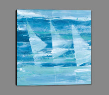 5531384_GS1 'Summer Sail I Blue' by artist Albena Hristova - Wall Art Print on Textured Fine Art Canvas or Paper - Digital Giclee reproduction of art painting. Red Sky Art is India's Online Art Gallery for Home Decor - 553_47384