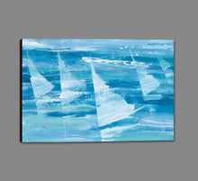 5531518_GS1 'Summer Sail III Blue' by artist Albena Hristova - Wall Art Print on Textured Fine Art Canvas or Paper - Digital Giclee reproduction of art painting. Red Sky Art is India's Online Art Gallery for Home Decor - 553_47386
