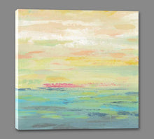 5531396_GS1 'Pink Clouds I' by artist Silvia Vassileva - Wall Art Print on Textured Fine Art Canvas or Paper - Digital Giclee reproduction of art painting. Red Sky Art is India's Online Art Gallery for Home Decor - 553_50284