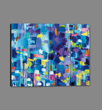 5531546_GS1 'Gaiety' by artist Jeanette Vertentes - Wall Art Print on Textured Fine Art Canvas or Paper - Digital Giclee reproduction of art painting. Red Sky Art is India's Online Art Gallery for Home Decor - 553_55484