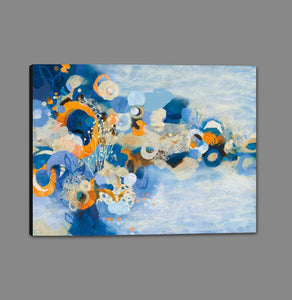 5531538_GS1 'Nantucket Summer' by artist Kathy Ferguson - Wall Art Print on Textured Fine Art Canvas or Paper - Digital Giclee reproduction of art painting. Red Sky Art is India's Online Art Gallery for Home Decor - 553_55557