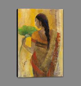 5531475_GS1 'Women of the World II' by artist Albena Hristova - Wall Art Print on Textured Fine Art Canvas or Paper - Digital Giclee reproduction of art painting. Red Sky Art is India's Online Art Gallery for Home Decor - 553_71615