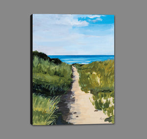 5531488_GS1 'On My Way' by artist Pamela Munger - Wall Art Print on Textured Fine Art Canvas or Paper - Digital Giclee reproduction of art painting. Red Sky Art is India's Online Art Gallery for Home Decor - 553_74775