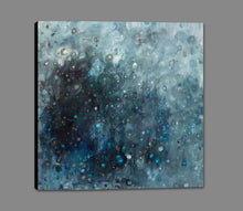 5531107_GS1 'Rain in Gray and Blue' by artist Danhui Nai - Wall Art Print on Textured Fine Art Canvas or Paper - Digital Giclee reproduction of art painting. Red Sky Art is India's Online Art Gallery for Home Decor - 553_88192