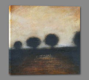 8170100_GS1 'Untitled' by artist David Dauncey - Wall Art Print on Textured Fine Art Canvas or Paper - Digital Giclee reproduction of art painting. Red Sky Art is India's Online Art Gallery for Home Decor - 817_107741