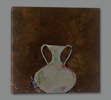 8170007_GS1 'Brown Vase' by artist Susan Gillette - Wall Art Print on Textured Fine Art Canvas or Paper - Digital Giclee reproduction of art painting. Red Sky Art is India's Online Art Gallery for Home Decor - 817_71925